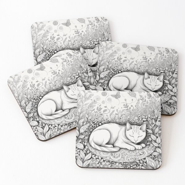 Item preview, Sleeping Cat designed and sold by ArtsyTeegee.
