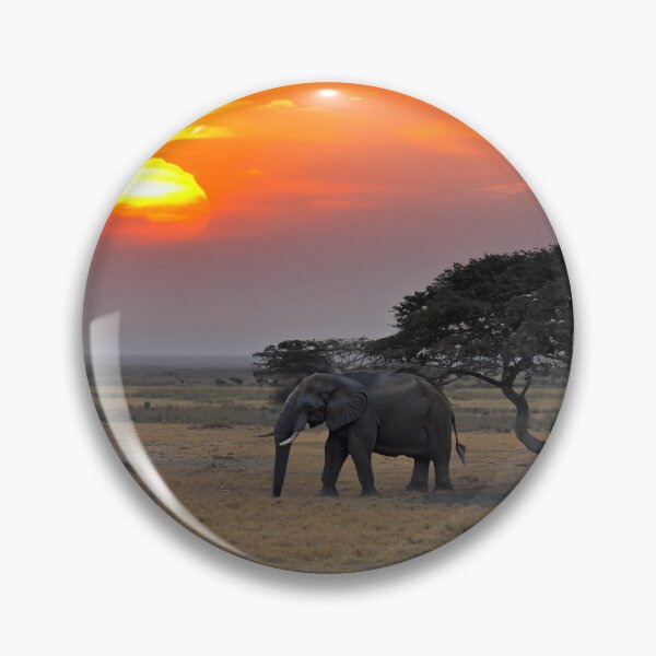 Item preview, Elephant Under Tree at Chobe National Park, Botswana designed and sold by AussieAl.