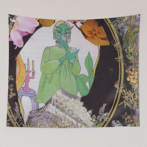 Item preview, Alien in Bloom designed and sold by MonsoonartsbyM.