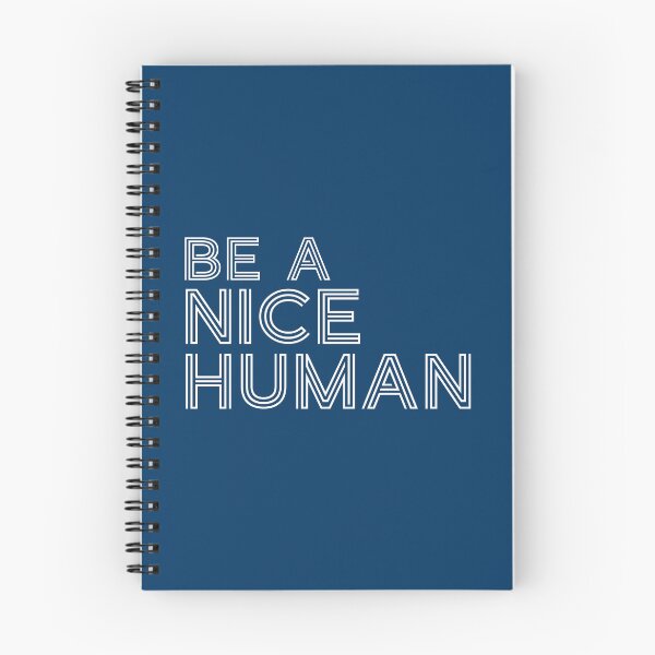 Item preview, Be A Good Kind Nice Human Line Text For Dark Black Background designed and sold by activlifewear.