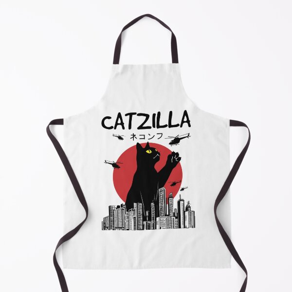 Item preview, Catzilla 怪猫: Tokyo Kitty Silhouette Godzilla Inspired for Cat Lovers! designed and sold by A D Thomas.
