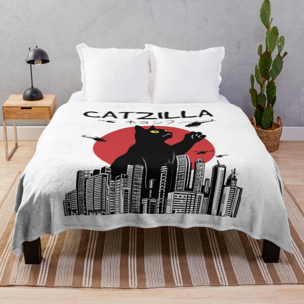 Item preview, Catzilla 怪猫: Tokyo Kitty Silhouette Godzilla Inspired for Cat Lovers! designed and sold by A D Thomas.