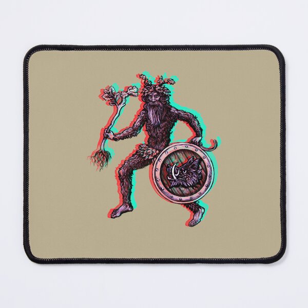 Item preview, Heraldry: The Wild Man (old 3D) designed and sold by FreyStrandDraws.