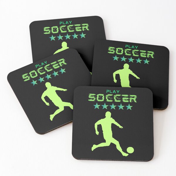 Item preview, Cool Play Soccer Print  designed and sold by Thehatinthecat.
