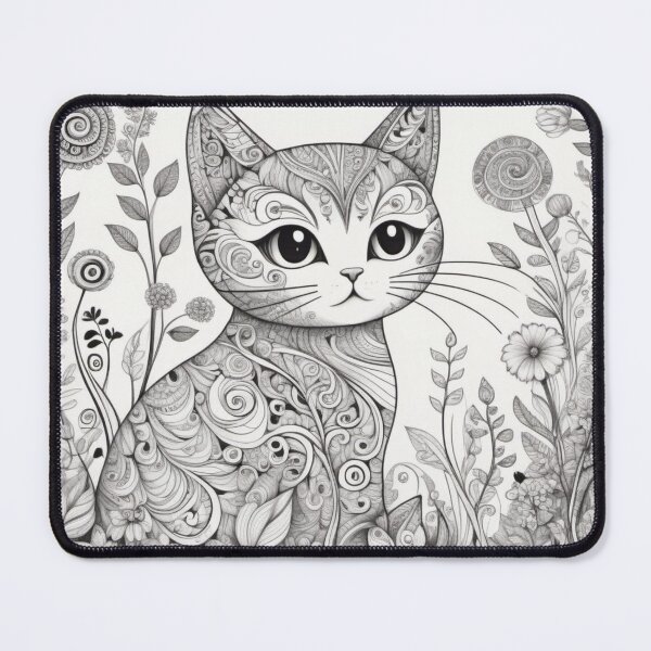 Item preview, Kitten in the Garden designed and sold by ArtsyTeegee.