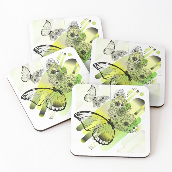Item preview, Butterfly modern abstract graphic designed and sold by Ecmoprints.
