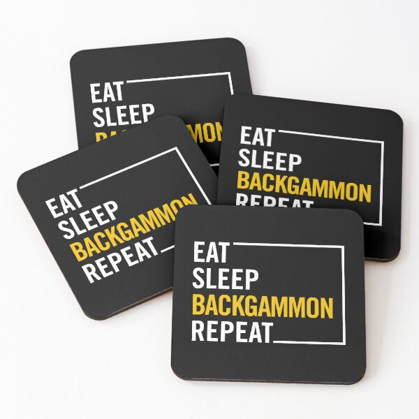 Item preview, Eat Sleep Backgammon Repeat Funny Boardgame Player Bliss designed and sold by artworkathome.