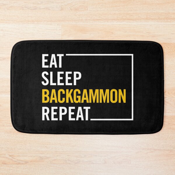 Item preview, Eat Sleep Backgammon Repeat Funny Boardgame Player Bliss designed and sold by artworkathome.