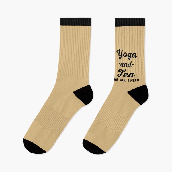 Item preview, I Need Yoga And Tea Funny Sarcatic Exercise Quote designed and sold by quarantine81.
