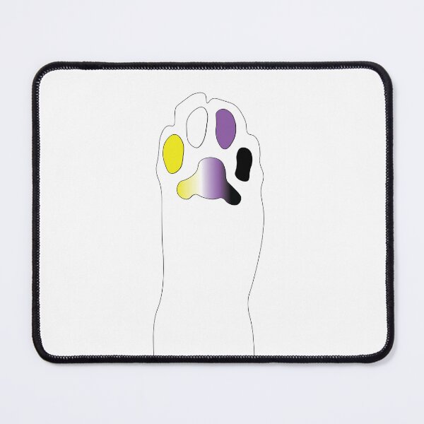 Item preview, White Cat Paw Non-Binary Toe Beans designed and sold by TobyHaunts.