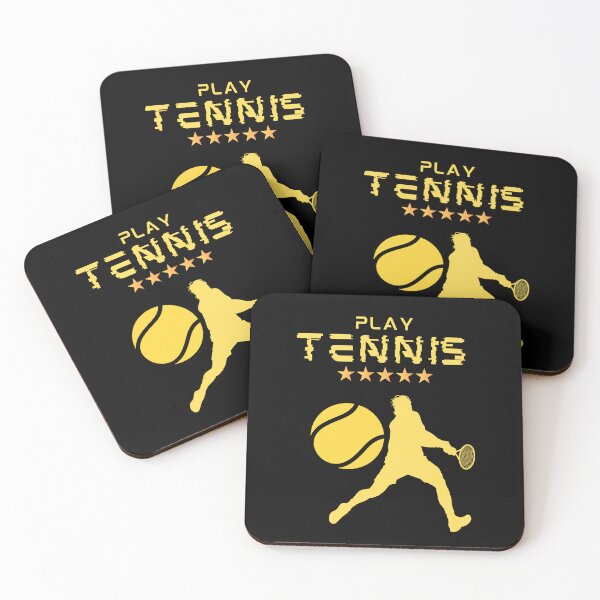 Item preview, Cool Play Tennis / Tennis Lover Print designed and sold by Thehatinthecat.