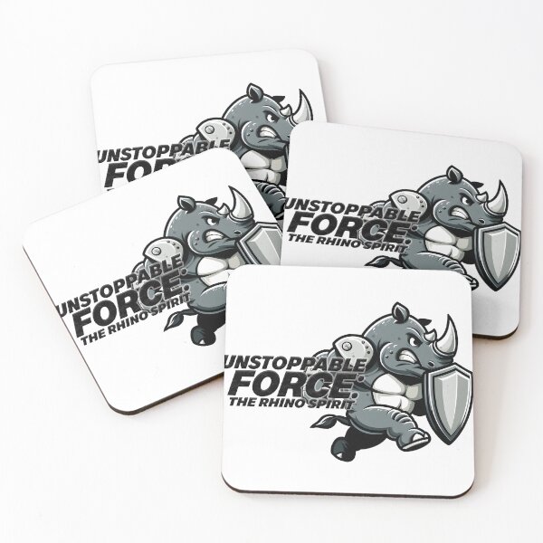 Item preview, Unstoppable Force: The Rhino Spirit designed and sold by FlowerFatty5396.