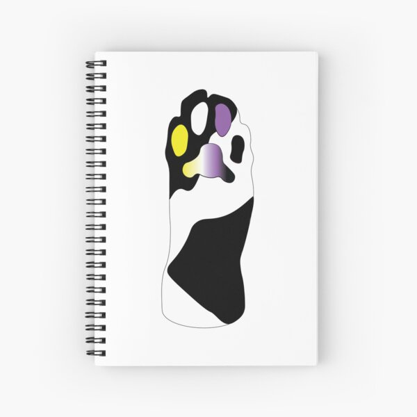 Item preview, Black & White Cat Paw Non-Binary Toe Beans designed and sold by TobyHaunts.
