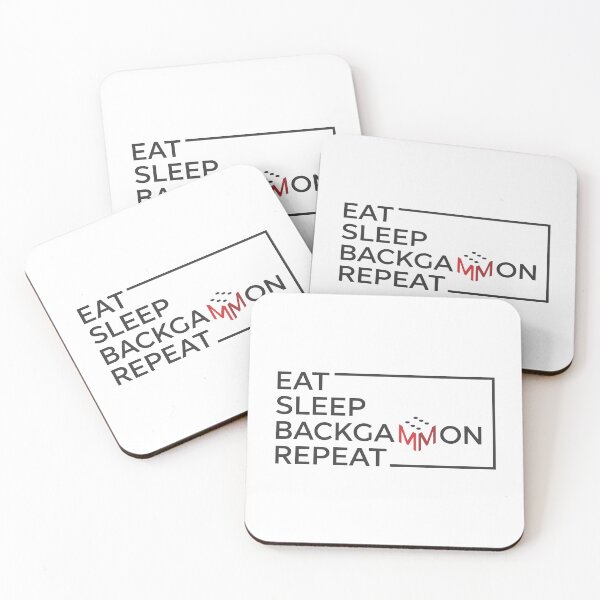 Item preview, Eat Sleep Backgammon Repeat Funny Boardgame Player Bliss designed and sold by artworkathome.