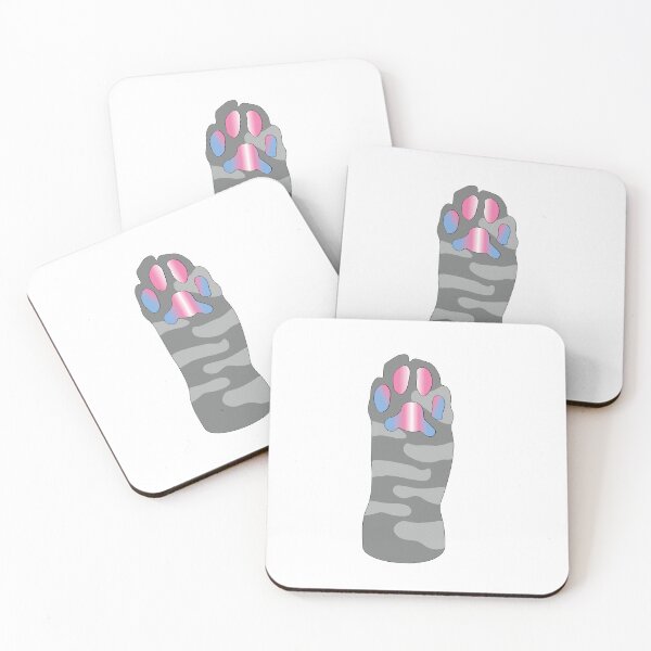 Item preview, Grey Tabby Cat Paw Trans Toe Beans designed and sold by TobyHaunts.