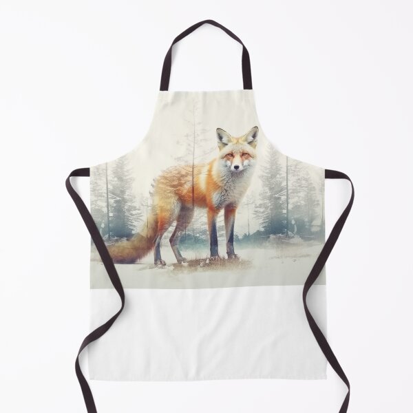 Artikelvorschau, Doppelbelichtung Fuchs und Wald entworfen und verkauft von Roxane Bay.