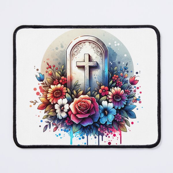 Item preview, Tombstone and Flowers designed and sold by PassionforLove.