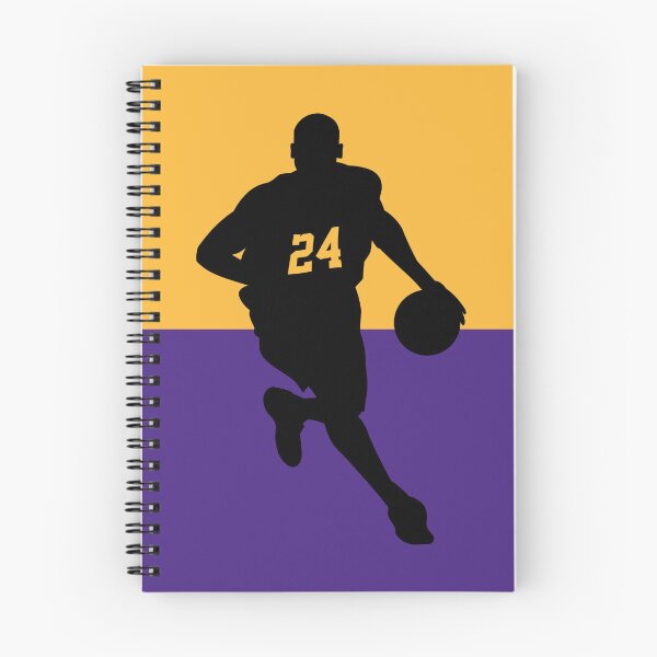 Item preview, Mamba Forever: Kobe Bryant 24 Silhouette - Lakers Gold and Purple designed and sold by A D Thomas.