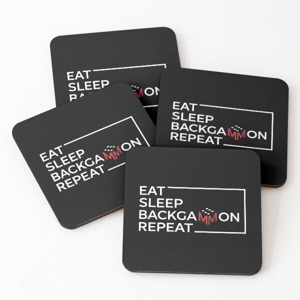 Item preview, Eat Sleep Backgammon Repeat Funny Boardgame Player Bliss designed and sold by artworkathome.