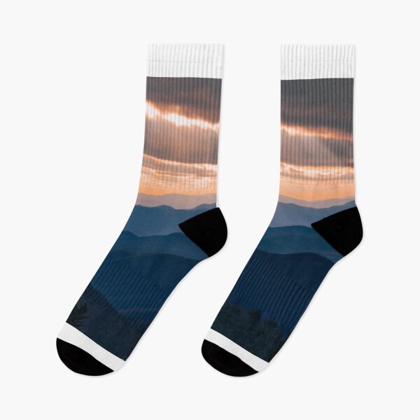 Item preview, Panoramic Landscape: Blue Ridge Mountains Sunset designed and sold by Vsaditya2020.