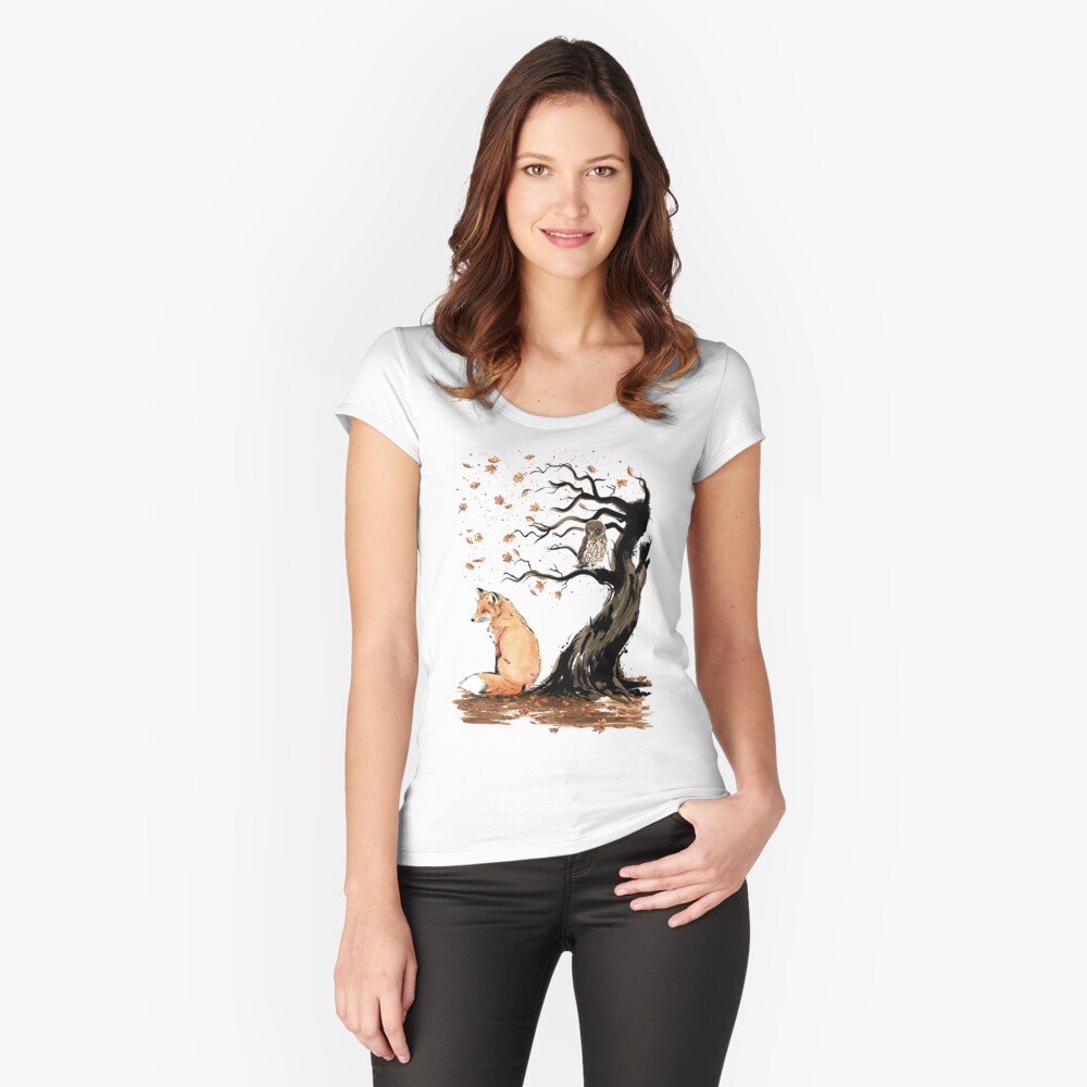 Item preview, Fitted Scoop T-Shirt designed and sold by zoezowie79.