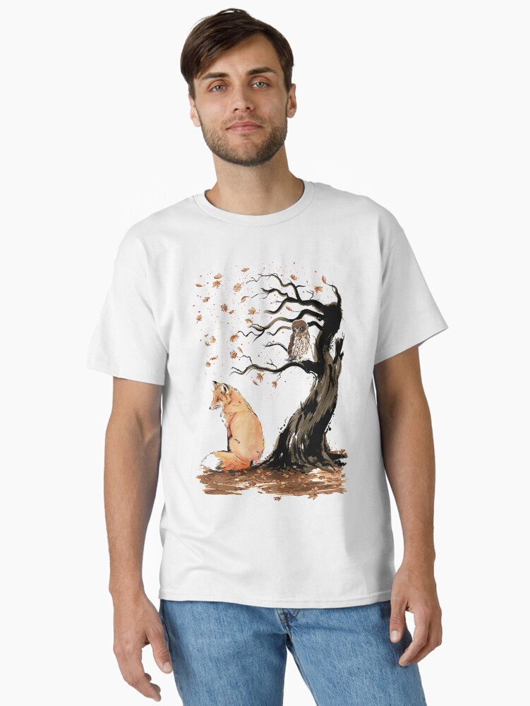 Thumbnail 2 of 7, Classic T-Shirt, Winds of Autumn designed and sold by zoezowie79.
