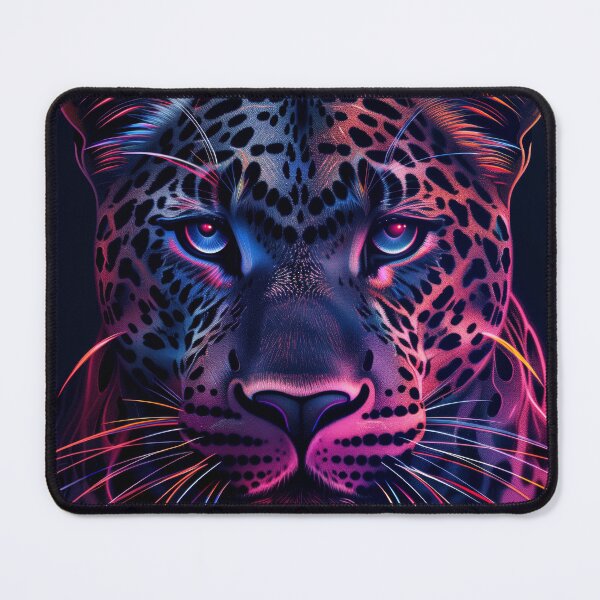 Item preview, Neon Leopard Portrait designed and sold by AM-Fine-Designs.