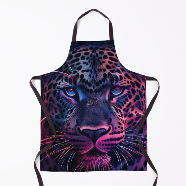 Item preview, Neon Leopard Portrait designed and sold by AM-Fine-Designs.