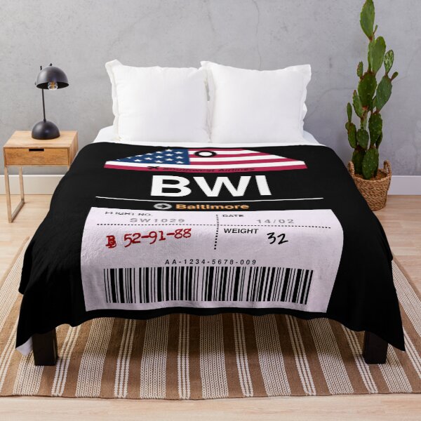 Item preview, Baltimore Luggage Tag designed and sold by RabbitK.