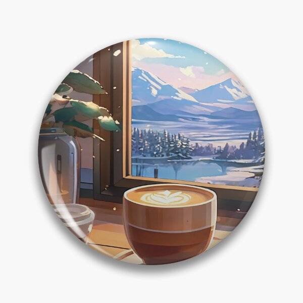 Item preview, An Aesthetic Anime Coffee Retreat ☕? designed and sold by CaffeineDose.