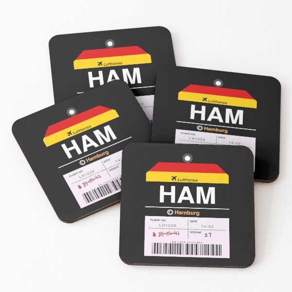 Item preview, Hamburg Luggage Tag designed and sold by RabbitK.
