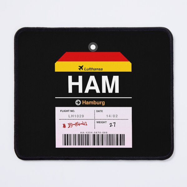 Item preview, Hamburg Luggage Tag designed and sold by RabbitK.