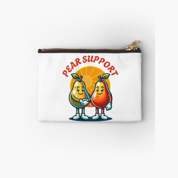 Item preview, Pear support, two pears shaking hands designed and sold by Britishdelights.