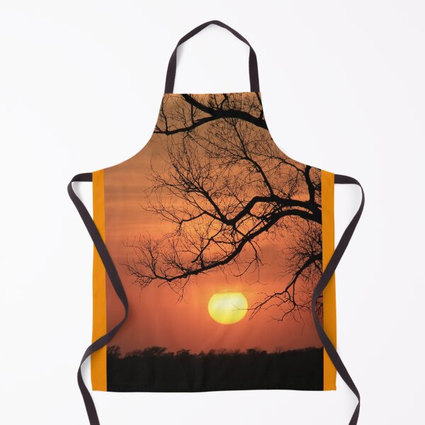 Item preview, Blazing Orange Sunset with a tree silhouette designed and sold by ROBERTDBROZEK.