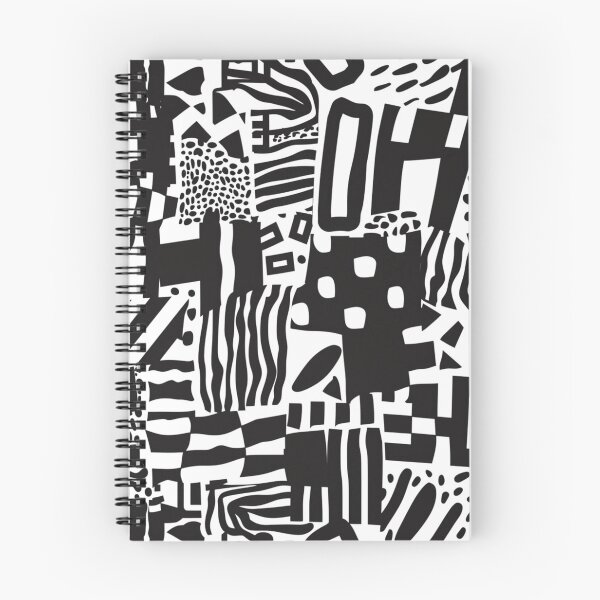 Item preview, "Intrigue in Ink: A Symphony of Shapes in Black and White designed and sold by Toph Moses.