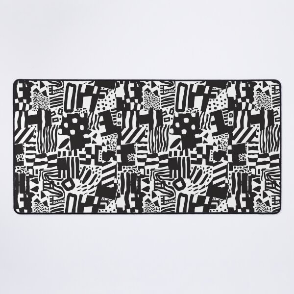 Item preview, "Intrigue in Ink: A Symphony of Shapes in Black and White designed and sold by Toph Moses.