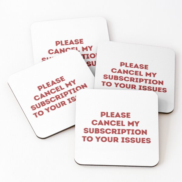 Item preview, Cancel my Subscription designed and sold by Toby’s Treasures.