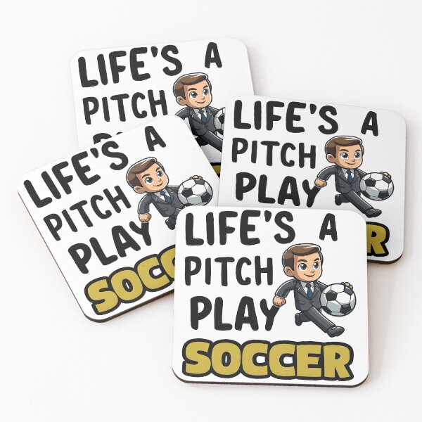 Item preview, Life's a pitch play Soccer designed and sold by FlowerFatty5396.