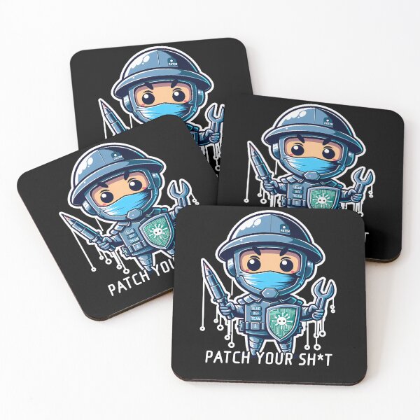Item preview, Cyber Security - Patch Your Sh*t - Pen Test Warrior designed and sold by designedfeeling.