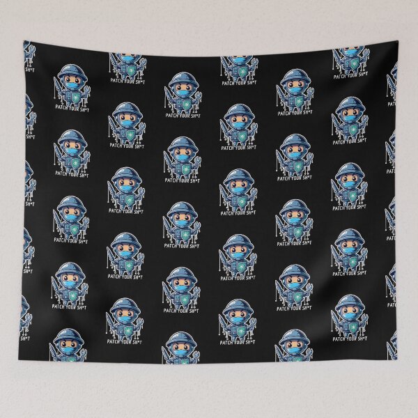Item preview, Cyber Security - Patch Your Sh*t - Pen Test Warrior designed and sold by designedfeeling.