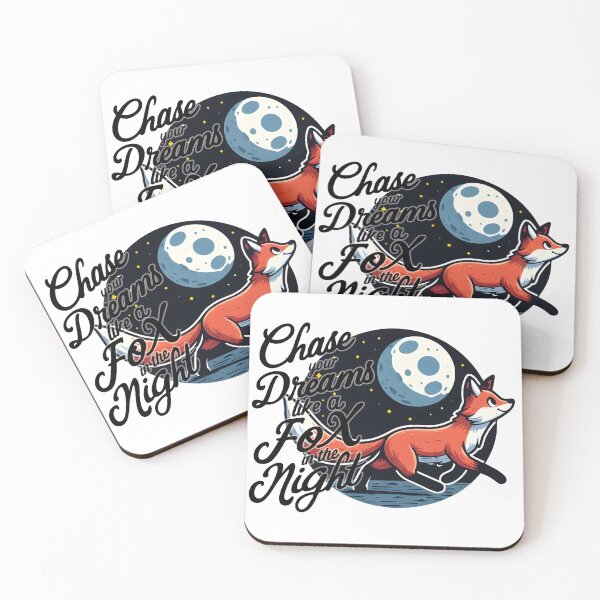 Item preview, Fox: Chase your Dreams like a Fox in the Night designed and sold by FlowerFatty5396.