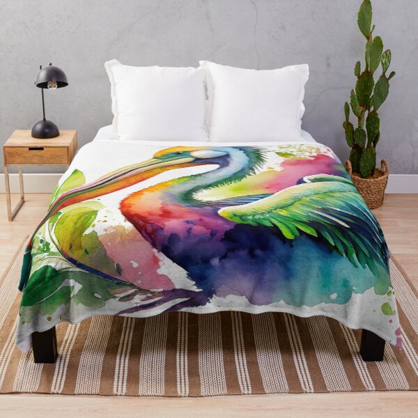 Item preview, Pelicans Walk Like This - Alcohol Ink designed and sold by LianaCreates.