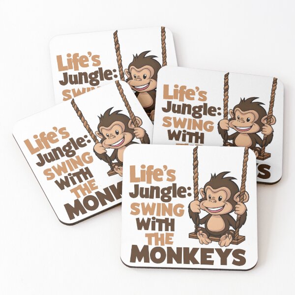 Item preview, Monkey: Life's Jungle, Swing with the Monkeys, designed and sold by FlowerFatty5396.