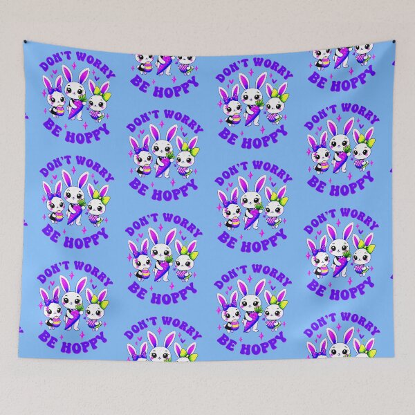 Item preview, Dont Worry Be Hoppy Easter   designed and sold by WoodburyLake.