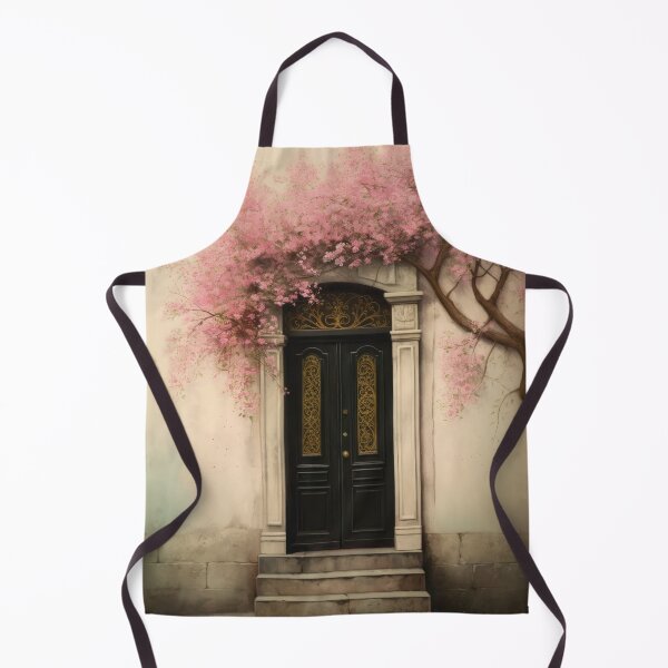 Item preview, Paris Door. Old Door. Vintage Door. Old Door and Blooming Tree designed and sold by maxa0109.