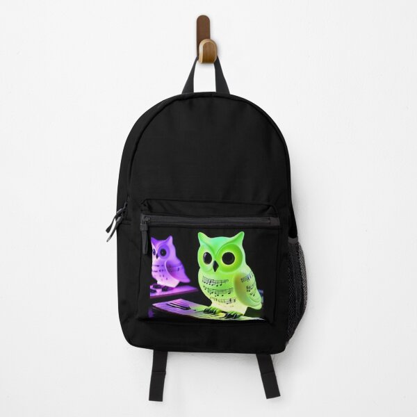 Item preview, Neon Owl playing the piano designed and sold by Artbellachi.