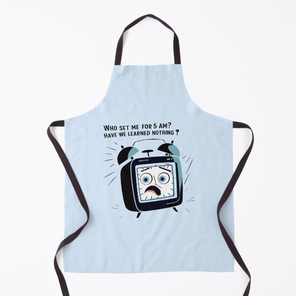 Item preview, Shocked Time-Teller - Bewildered Early Alarm Clock, The Confused Alarm Clock, Who set me for 5 AM? Have we learned nothing? designed and sold by FEBRICAST.