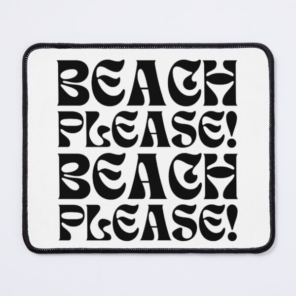 Item preview, Beach Please! Beach Please! | Hot summer season | Aesthetic Summer Font Design designed and sold by Lucesco.