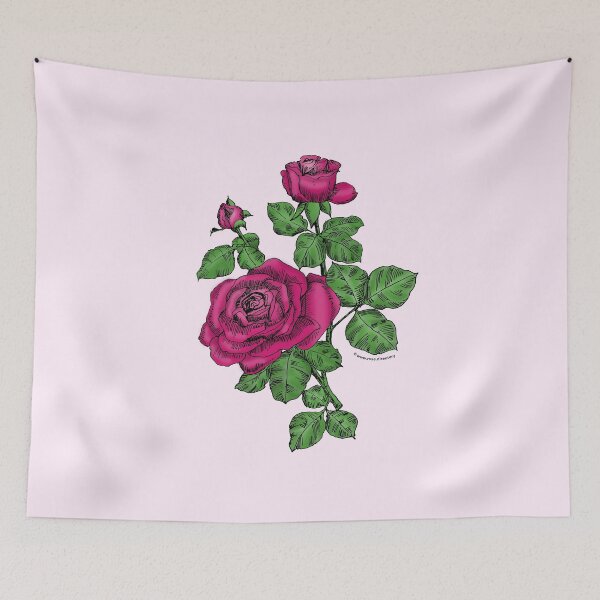 Item preview, Deep Pink High-Centered Rose Bloom Double 16-25 Petals In 3+ Rows designed and sold by Rachael Taylor.