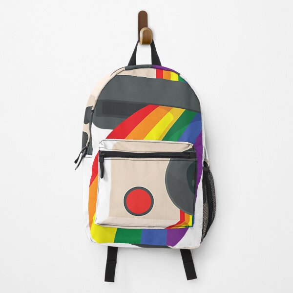 Item preview, Vintage Instant Camera Rainbow Tongue LGBT Gay Pride Flags designed and sold by MarjorieJara.